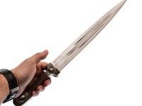 Сувенирный кинжал кавказских казачьих войск образца 1904 года, накладка орех