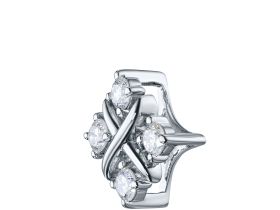 Классическая подвеска из серебра э0612пд07191300_white