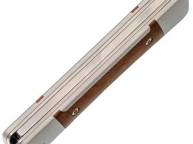 Нож Kizer Little Grand, сталь Nitro-V, рукоять алюминий/дерево