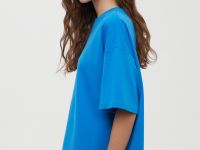 Оверсайз футболка из трикотажного интерлока