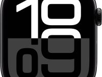 Умные часы Apple Watch Series 10 46mm Aluminum Case Jet Black с чёрным ремешком S/M (без SIM)