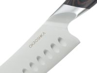 Нож кухонный Сантоку Okroshka Truffle 17.8 см, сталь 9cr18mov, рукоять Pakka Wood
