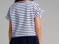 Фуфайка трикотажная для девочек (футболка)