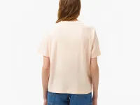 Женская хлопковая футболка Lacoste