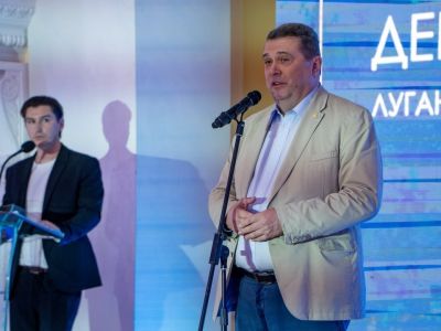 Владимир Соловьёв и Алексей Вишневецкий поздравили луганских коллег с Днём журналиста