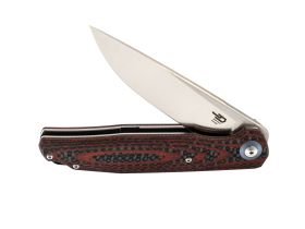 Складной нож Bestech Knives ASCOT, D2, Черно-красный карбон