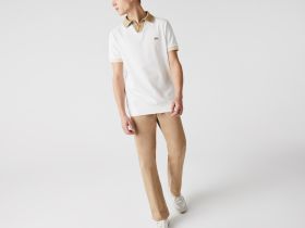 Мужское поло Lacoste стандартного кроя
