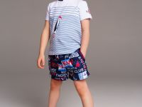 Шорты текстильные плавательные для мальчиков, средней длины