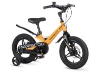 Детский велосипед Maxiscoo Space Deluxe Plus 14, год 2026, цвет Желтый