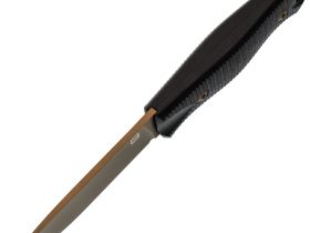 Нож Hot Knife Hoot, сталь D2 cerakote bronze, рукоять G10, черный