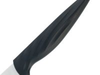 Нож кухонный для овощей Okroshka Crouton 8.8 см, сталь 5cr15mov, рукоять пластик, черный