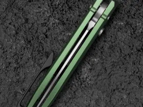 Складной нож Bestech Knives Ququ, сталь 14C28N, рукоять зелёный алюминий