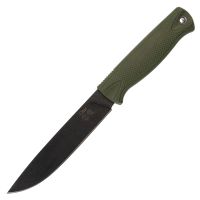 Туристический нож Кизляр ПП Otus, сталь AUS-8 с покрытием, рукоять эластрон, хаки