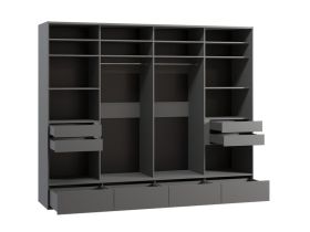 Шкаф-купе Беррингтон 4.1-267x220 Графитовый