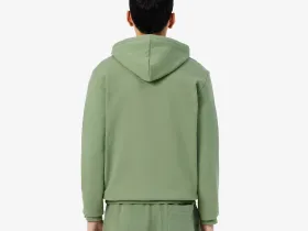 Мужское худи Lacoste классического кроя с флисом