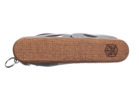 Нож перочинный Stinger 90 мм, 13 функций, коричневый, в блистере