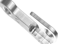 Держатель заднего переключателя "петух" Meta №15 фрезерованный (серебристый)