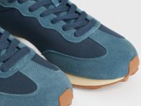 Кроссовки с натуральной замшей, Синий