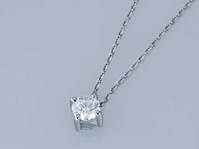 Классическая подвеска из белого золота э4012пд02121100_white