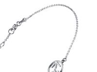 Браслет из серебра с бриллиантом э0601бр06210519