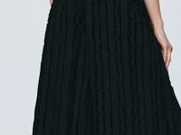 Широкие брюки на эластичном поясе, Черный