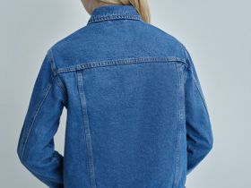 Джинсовая куртка, Синий