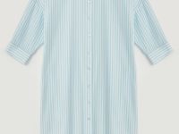 Платье-рубашка в полоску