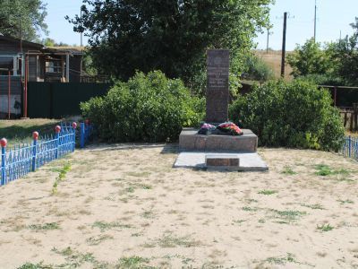 Братская могила советских воинов, погибших в период Сталинградской битвы