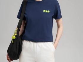 Футболка прямого кроя из джерси