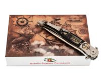 Складной нож Reptilian Билли Бонс-01, сталь VG-10, рукоять кость