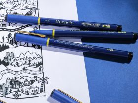 Набор капиллярных ручек Finenolo 7 шт (0.2, 0.25, 0.3, 0.35, 0.4, 0.45, 0.5мм) черные в пластиковой коробке