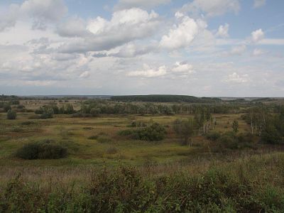 Место усадьбы, где в 1783-1790 гг., 1802-1805 гг. жил поэт Жуковский В.А.