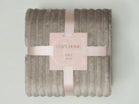 Плед Soft strip, темно-серый