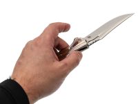 Складной нож Витязь B5292D, сталь Дамаск, рукоять древесина