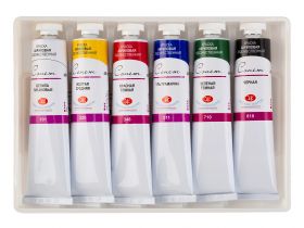 Набор акрила "Сонет" 6 цв*46 мл в полимерном коррексе в картон..коробке