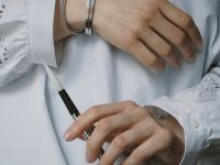 Браслет "Во имя искусства", цвет "Серебро"