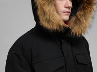 Длинный пуховик с натуральным пухом