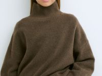 Свитер для девочек, Коричневый