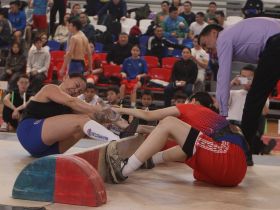 В селе Хатассы выявлены чемпионы Якутска по мас-рестлингу