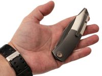 Складной нож We Knife Sine Wave, сталь M390, рукоять титан