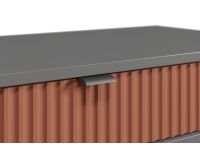 Консоль Трейвис 80x35 Терракотовый