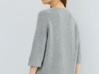 Джемпер из пряжи с шерстью альпака, Серый