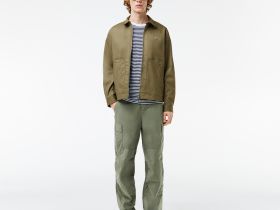 Мужская короткая непромакаемая куртка Lacoste