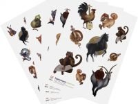 Набор стикеров "Зодиакальные животные"