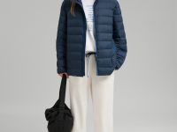Пуховик с натуральным наполнителем и водоотталкивающей пропиткой