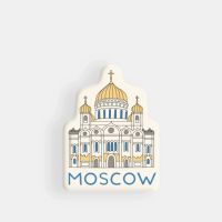 Стикер объемный "Москва. Храм Христа Спасителя"