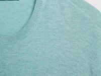 Вязаная футболка из пряжи с вискозой, Зеленый
