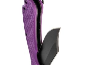 Складной нож Daggerr Powie Purple BW DL, сталь 8Cr14MoV, рукоять FRN