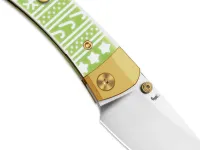 Складной нож Kizer Christmas Mini MoMo, сталь S45VN, рукоять G10/алюминий, лимитированная версия