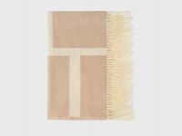 Шарф с принтом, Бежевый